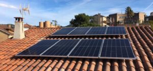 Placas solares en Madrid.